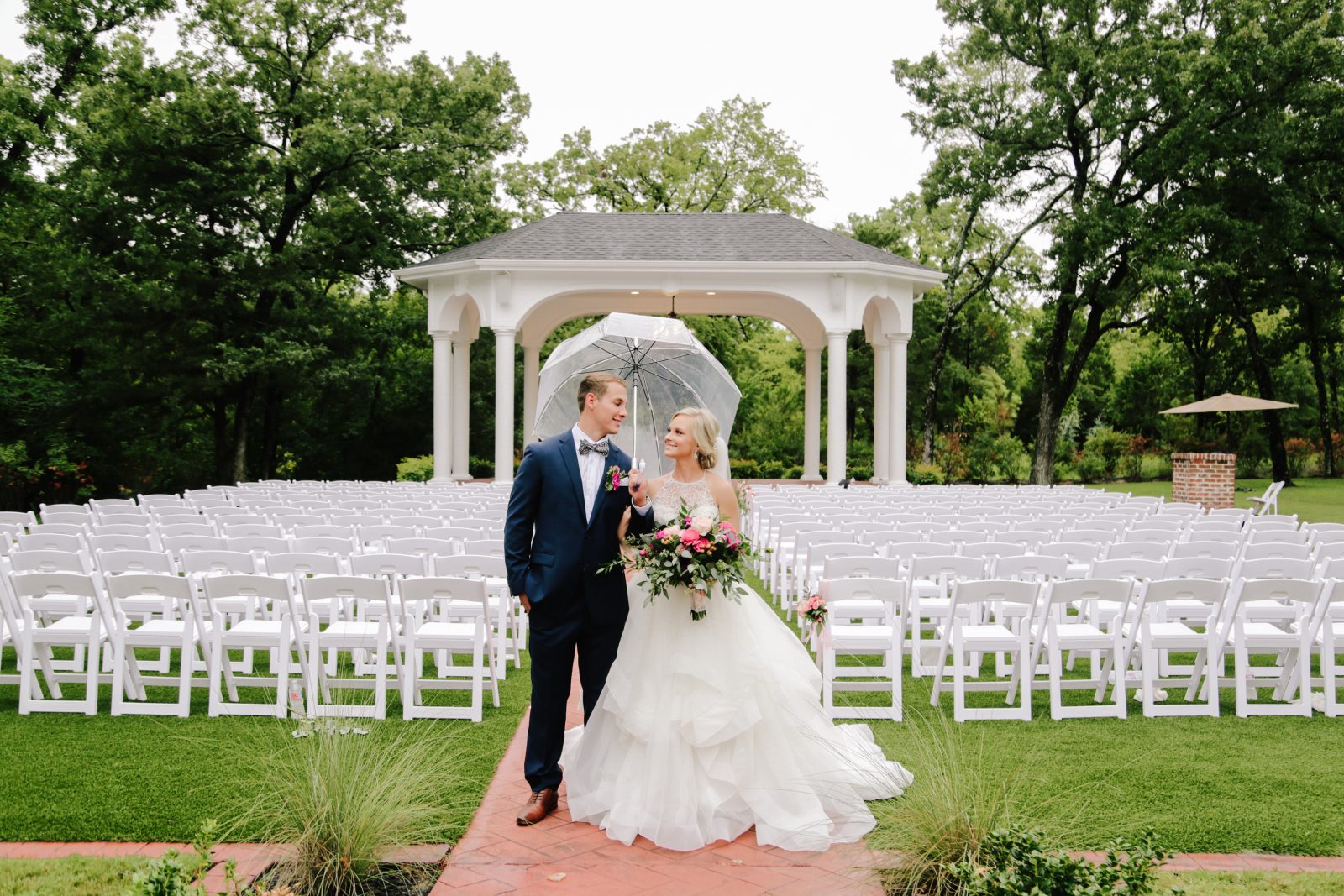 Bride and Groom portrait at the Springs Event Venue in Rockwall 