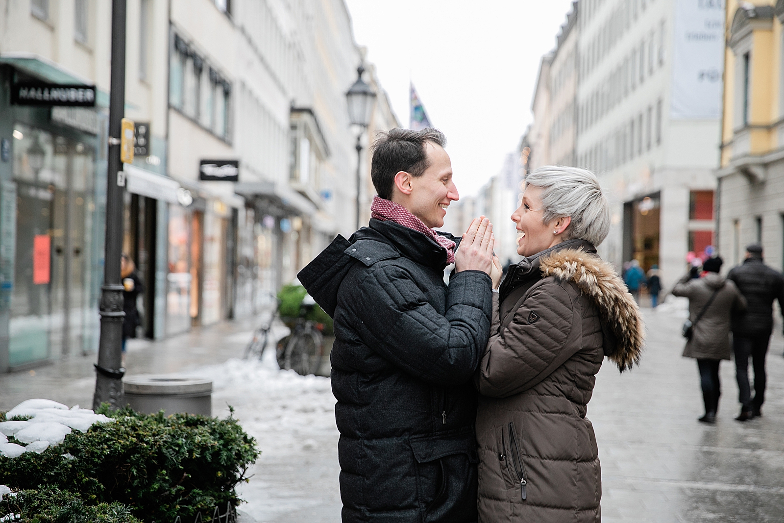 Winter Engagement Session in Munich