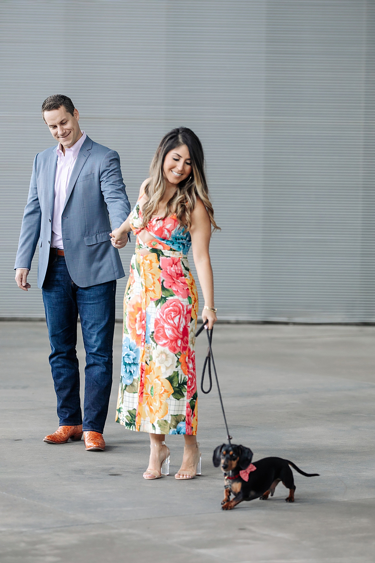 Winspear Opera Engagement session with the dog